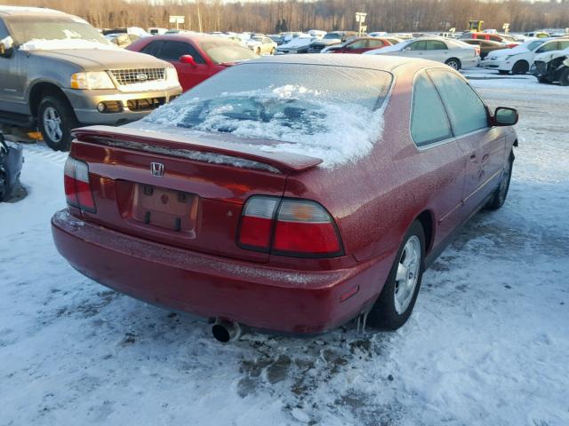 1HGCD7208VA012861 - 1997 HONDA ACCORD SE RED photo 4