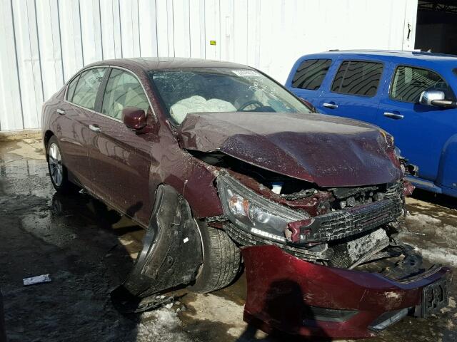 1HGCR2F73FA264496 - 2015 HONDA ACCORD EX MAROON photo 1