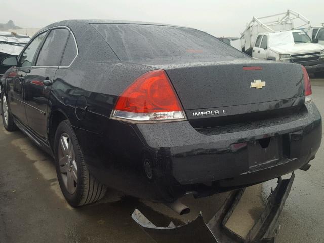 2G1WG5E39C1331425 - 2012 CHEVROLET IMPALA LT BLACK photo 3