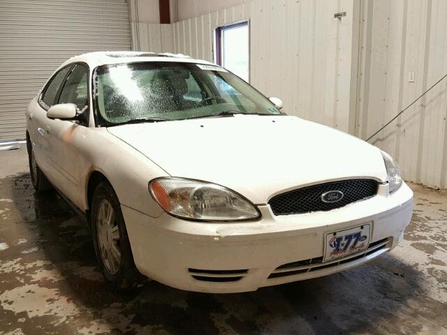 1FAFP56235A201636 - 2005 FORD TAURUS SEL WHITE photo 1