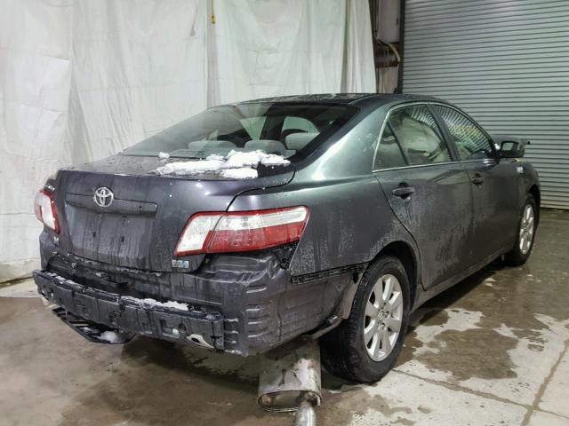 4T1BB46K68U048539 - 2008 TOYOTA CAMRY HYBR GRAY photo 4