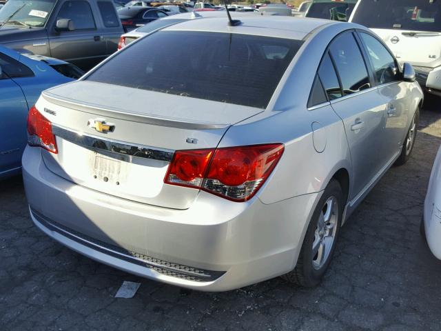 1G1PF5SC3C7126455 - 2012 CHEVROLET CRUZE LT SILVER photo 4