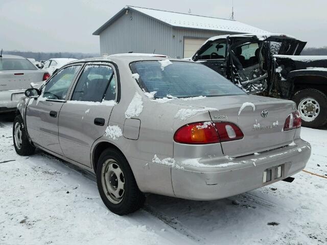 1NXBR12E2XZ290804 - 1999 TOYOTA COROLLA VE BEIGE photo 3