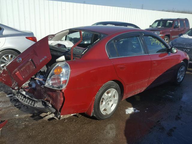 1N4AL11D74C109195 - 2004 NISSAN ALTIMA BAS RED photo 4