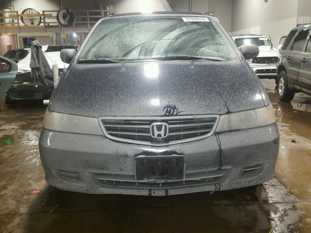 5FNRL185X3B153172 - 2003 HONDA ODYSSEY LX BLUE photo 9