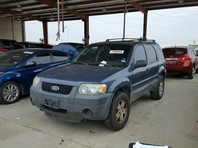 1FMYU02Z25KD42060 - 2005 FORD ESCAPE XLS BLUE photo 2