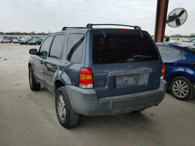 1FMYU02Z25KD42060 - 2005 FORD ESCAPE XLS BLUE photo 3