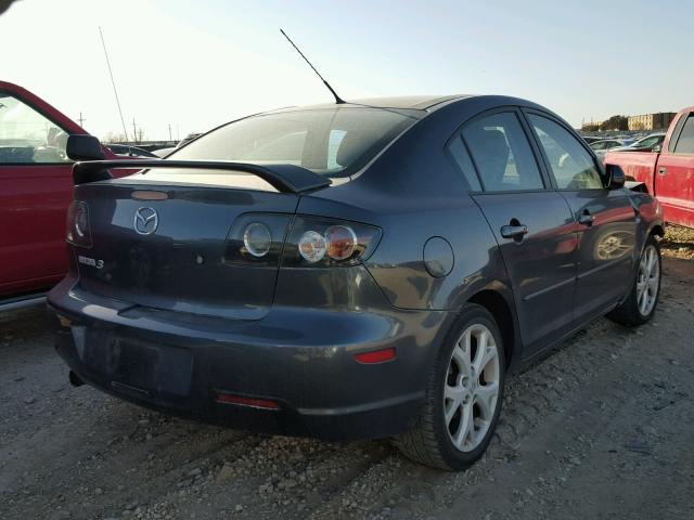 JM1BK32F381168565 - 2008 MAZDA 3 I GRAY photo 4