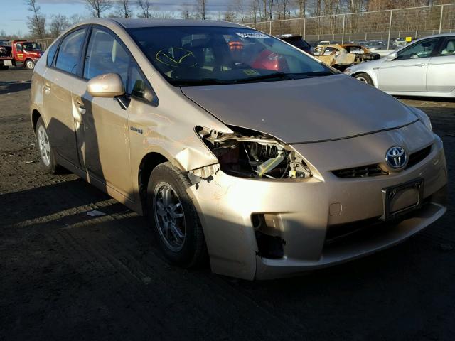 JTDKN3DU6A0170969 - 2010 TOYOTA PRIUS GOLD photo 1