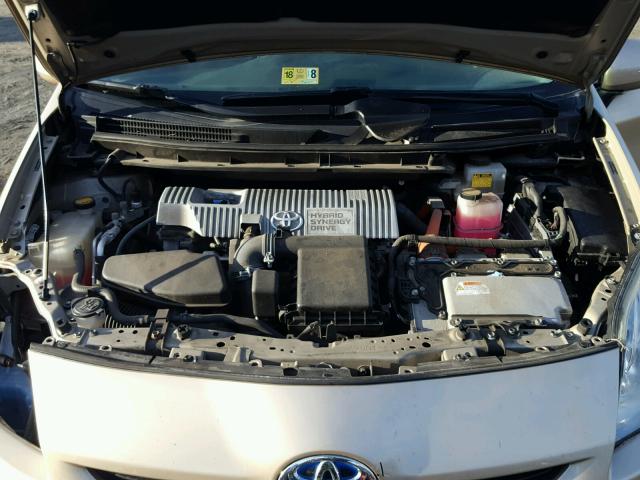 JTDKN3DU6A0170969 - 2010 TOYOTA PRIUS GOLD photo 7