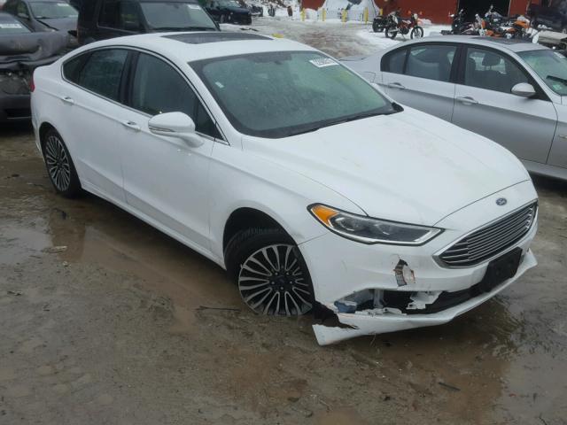 3FA6P0H91HR130590 - 2017 FORD FUSION SE WHITE photo 1