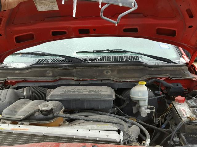 1D7HA16K73J668994 - 2003 DODGE RAM 1500 S RED photo 7