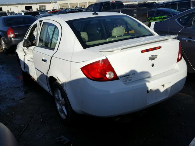 1G1AZ54F757669024 - 2005 CHEVROLET COBALT LT WHITE photo 3