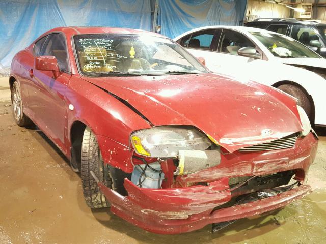 KMHHN65F36U229077 - 2006 HYUNDAI TIBURON GT RED photo 1