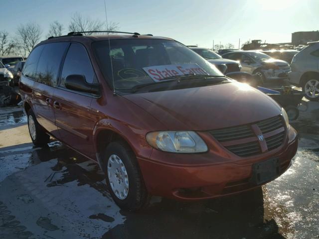 1D4GP24R26B555210 - 2006 DODGE GRAND CARA RED photo 1