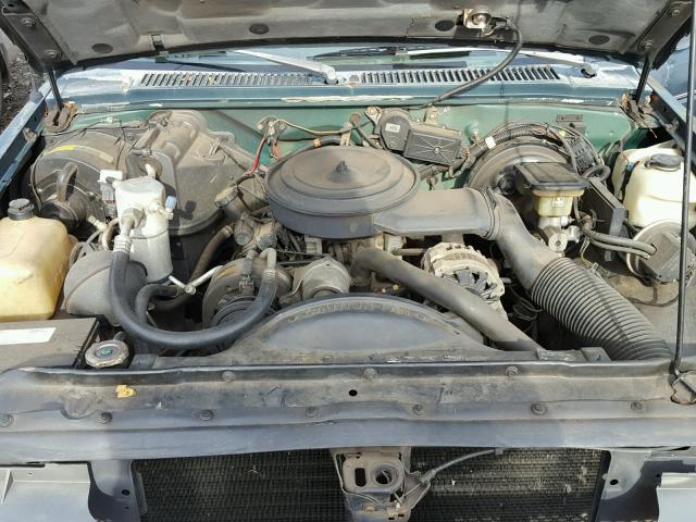 1GCCS19Z0P0126447 - 1993 CHEVROLET S TRUCK S1 GREEN photo 7