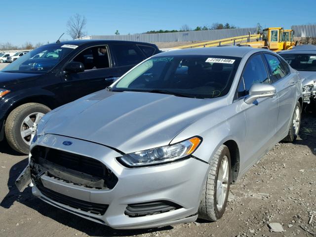 3FA6P0H76GR308359 - 2016 FORD FUSION SE SILVER photo 2