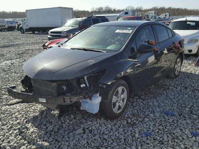 1G1BC5SM0G7285743 - 2016 CHEVROLET CRUZE LS BLACK photo 2