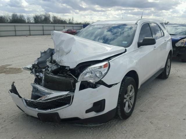 1GNALBEK5DZ101741 - 2013 CHEVROLET EQUINOX LS WHITE photo 2