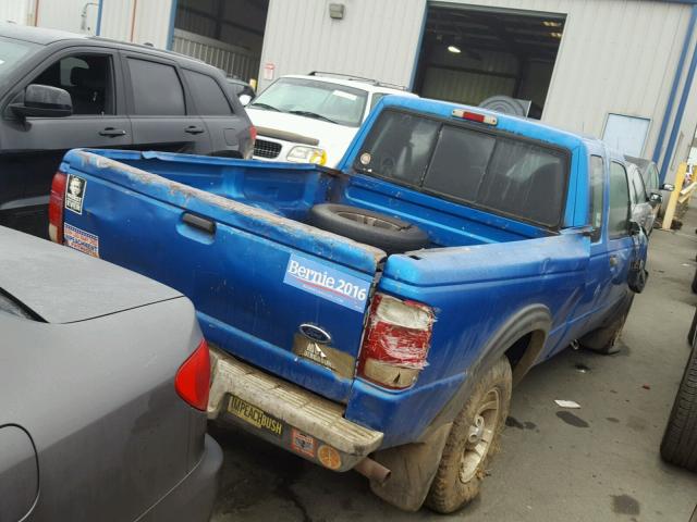 1FTZR15XXYPA57947 - 2000 FORD RANGER SUP BLUE photo 4