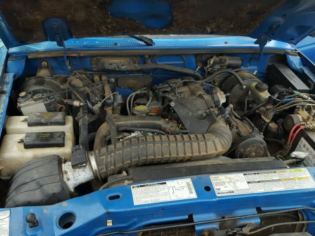 1FTZR15XXYPA57947 - 2000 FORD RANGER SUP BLUE photo 7