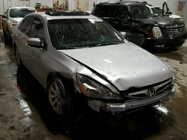 1HGCM66567A071667 - 2007 HONDA ACCORD EX SILVER photo 1