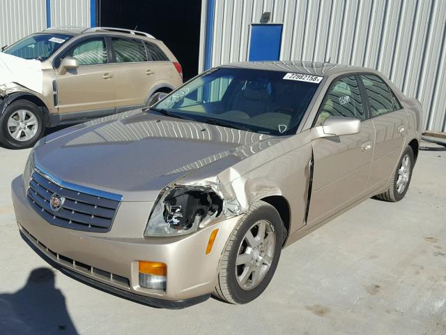 1G6DP577X60116606 - 2006 CADILLAC CTS HI FEA GOLD photo 2