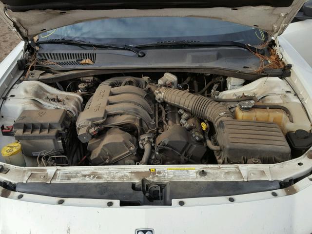 2B3KA43R17H786230 - 2007 DODGE CHARGER SE WHITE photo 7