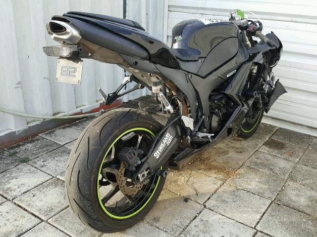 JKAZX4P187A013313 - 2007 KAWASAKI ZX600 P BLACK photo 4