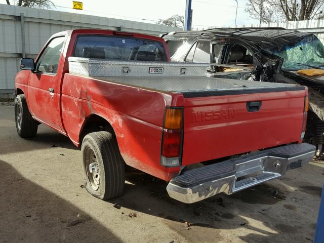 1N6SD11S9SC451249 - 1995 NISSAN TRUCK E/XE RED photo 3