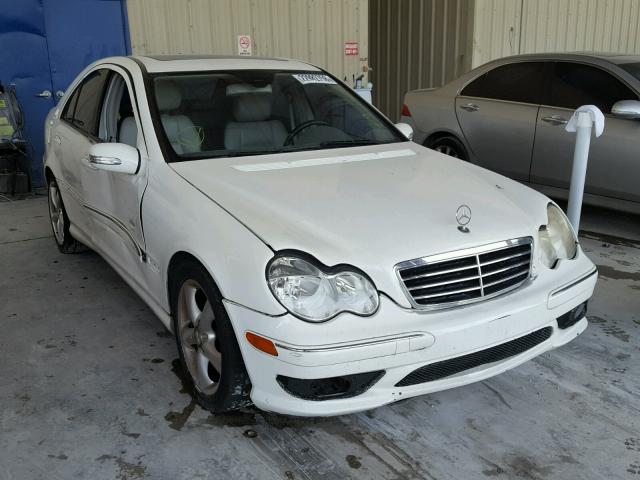 WDBRF52H96A906896 - 2006 MERCEDES-BENZ C GENERATI WHITE photo 1