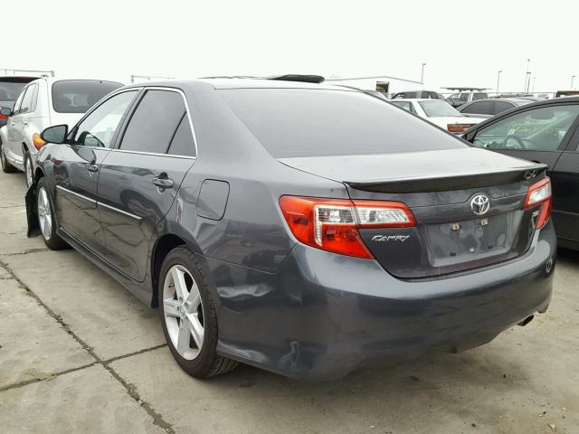 4T1BF1FK1DU267101 - 2013 TOYOTA CAMRY L CHARCOAL photo 3