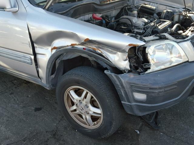 JHLRD18631C045561 - 2001 HONDA CR-V EX SILVER photo 9