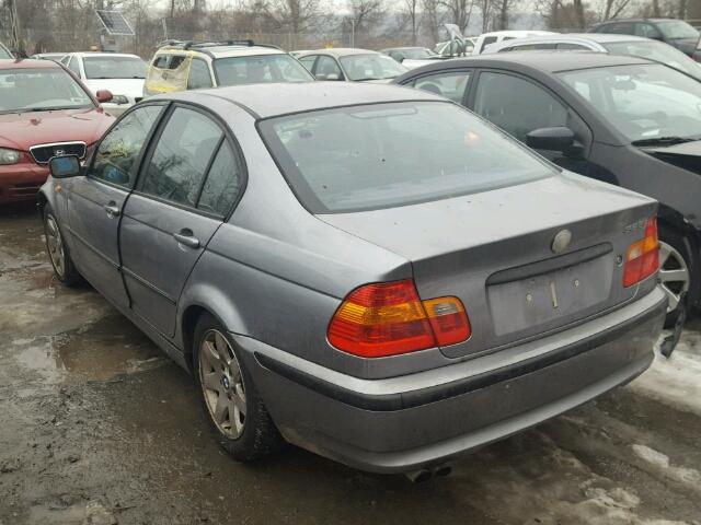 WBAEV33454KL62467 - 2004 BMW 325 I SILVER photo 3