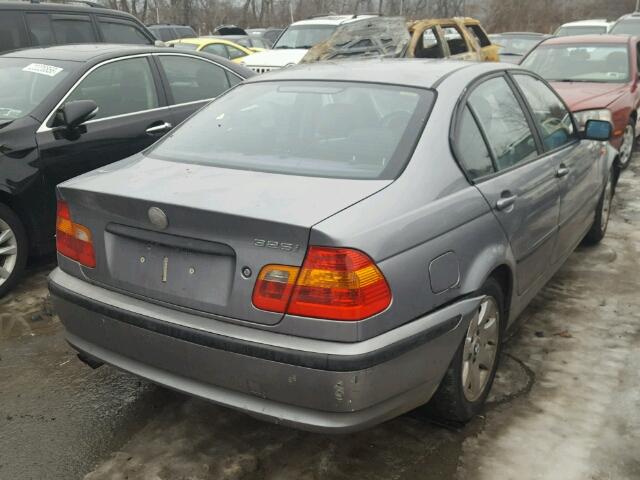 WBAEV33454KL62467 - 2004 BMW 325 I SILVER photo 4