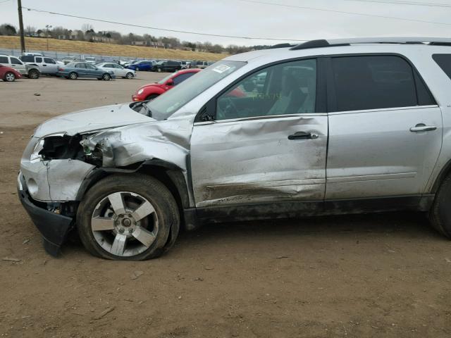 1GKLVMED5AJ145634 - 2010 GMC ACADIA SLT SILVER photo 9