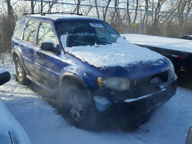 1FMCU931X5KC72637 - 2005 FORD ESCAPE XLT BLUE photo 1