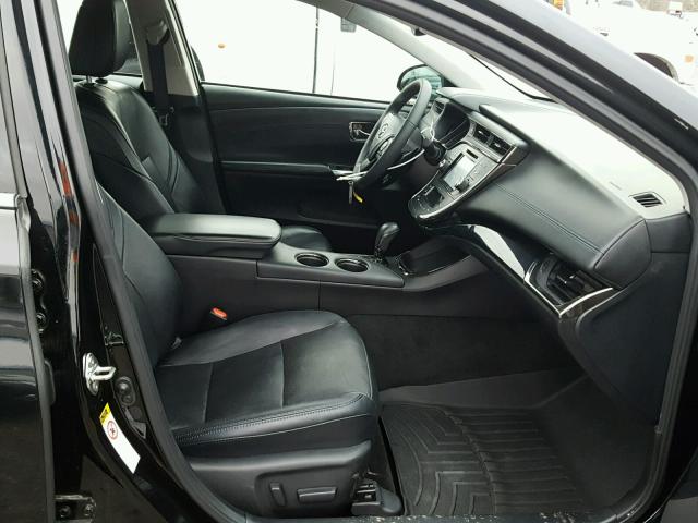 4T1BK1EBXFU140556 - 2015 TOYOTA AVALON XLE BLACK photo 5