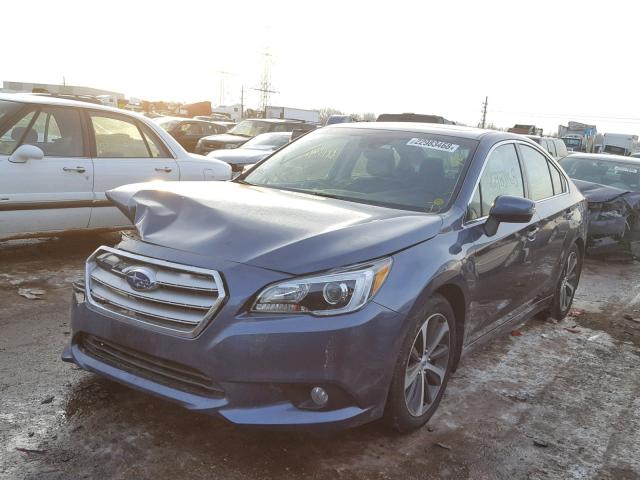 4S3BNAN65H3016833 - 2017 SUBARU LEGACY 2.5 BLUE photo 2