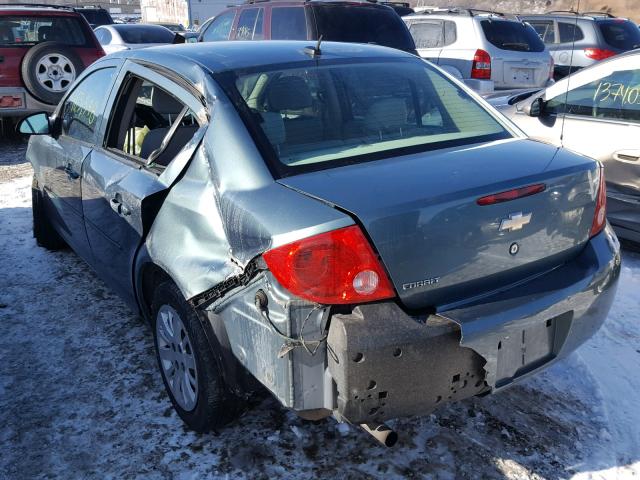 1G1AB5F54A7156591 - 2010 CHEVROLET COBALT LS GREEN photo 3