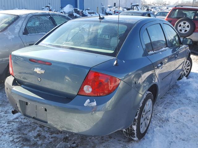 1G1AB5F54A7156591 - 2010 CHEVROLET COBALT LS GREEN photo 4