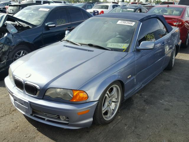 WBABS53471JU86054 - 2001 BMW 330 CI GRAY photo 2