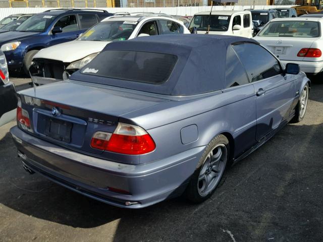 WBABS53471JU86054 - 2001 BMW 330 CI GRAY photo 4