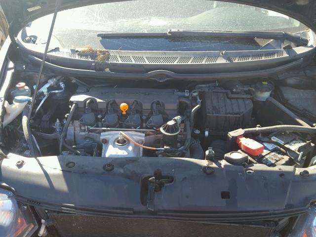 2HGFG12859H530053 - 2009 HONDA CIVIC EX შავი ფოტო 7