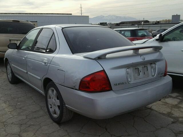 3N1CB51D56L576655 - 2006 NISSAN SENTRA 1.8 SILVER photo 3