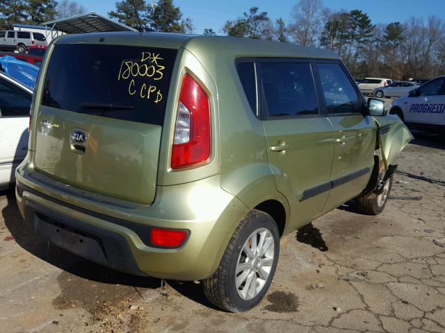 KNDJT2A66D7592155 - 2013 KIA SOUL + GREEN photo 4