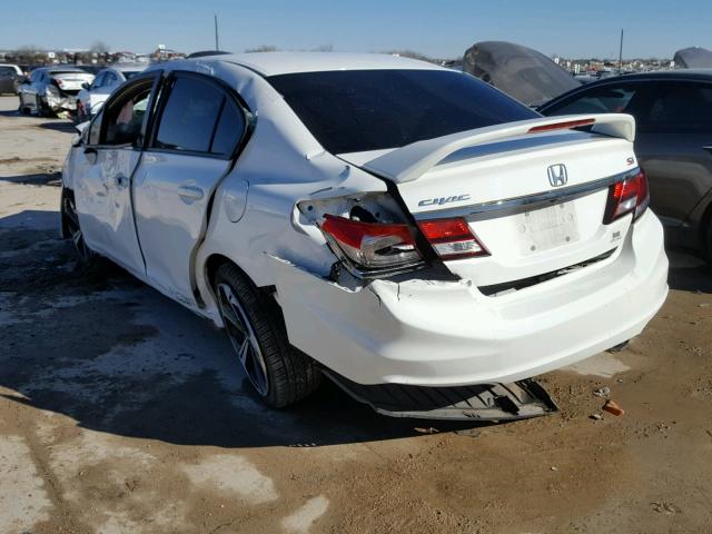 2HGFB6E53EH701258 - 2014 HONDA CIVIC SI WHITE photo 3