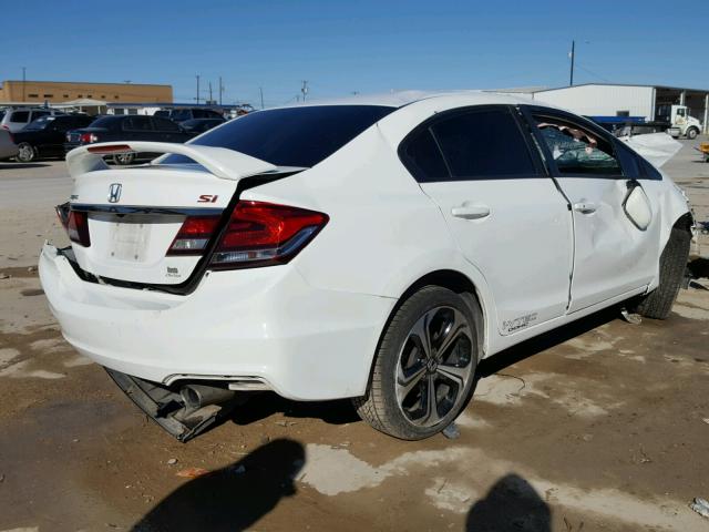 2HGFB6E53EH701258 - 2014 HONDA CIVIC SI WHITE photo 4