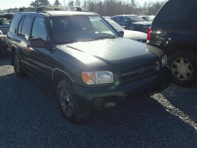 JN8DR07Y61W502839 - 2001 NISSAN PATHFINDER GREEN photo 1