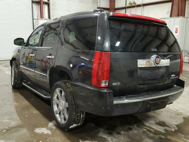 1GYS4BEFXCR142534 - 2012 CADILLAC ESCALADE L BLACK photo 3